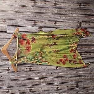 Lapis Abstract Sleeveless Top - M